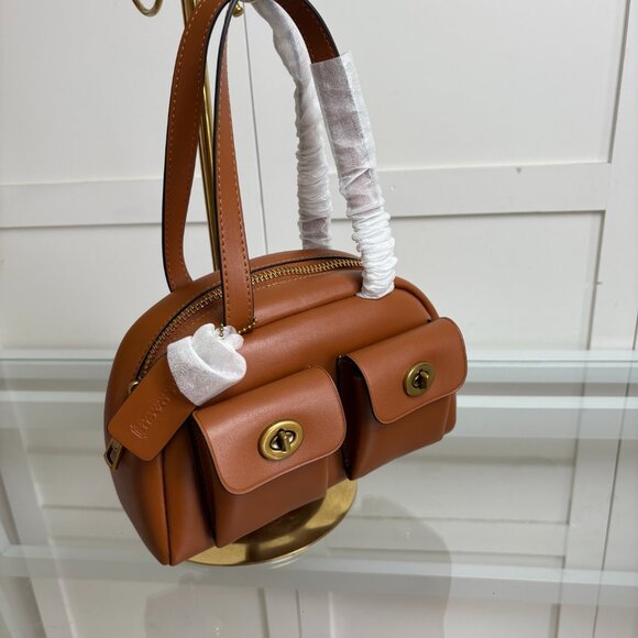 Coach New Twin Turnlock Tote - Picture 2 of 9